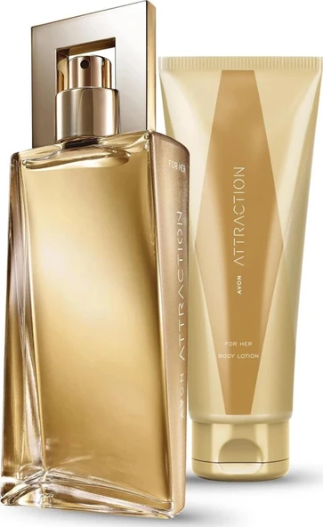 Avon Attraction Kadın Parfüm 50 Ml. ve Vücut Losyonu 125ML Paketi ürün görseli 1