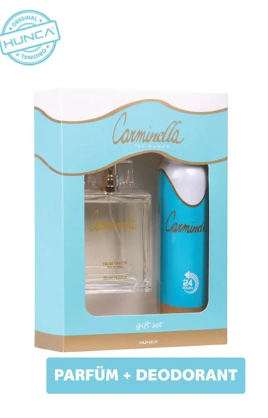 Carminella Kadın Parfüm Seti ( 100 ml Edt Parfüm 150 ml Deodorant ) ürün görseli 1
