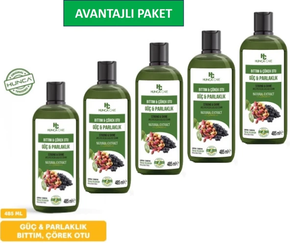 Bıttım & Çörekotu Şampuan 485ml 5li Set ürün görseli 1