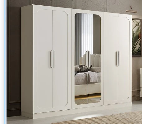 MALAGA MDF 6 KAPILI DOLAP ürün görseli 1