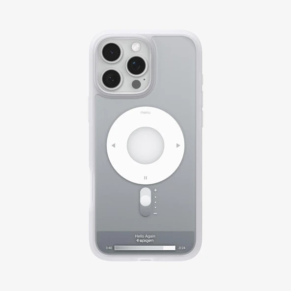 Spigen iPhone 16 Pro ile Uyumlu Kılıf Ultra Hybrid MagFit MagSafe Özellikli Classic Classic Silver ürün görseli 1