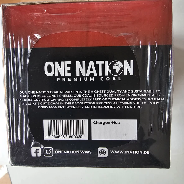 One Nation Nargile Kömürü 26 Er - Resim 5