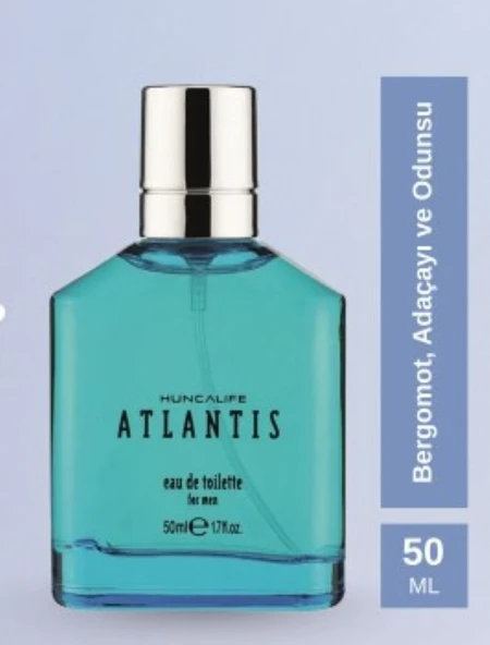 Huncalife Atlantis Erkek Parfüm Edt 50 ml ürün görseli 1