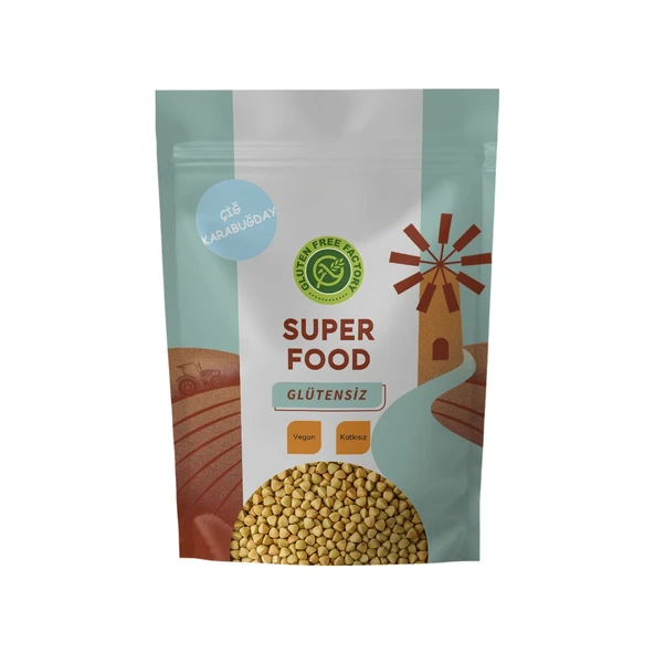 GLUTENSİZ FABRİKA ÇİĞ KARABUĞDAY 1 KG ürün görseli 1