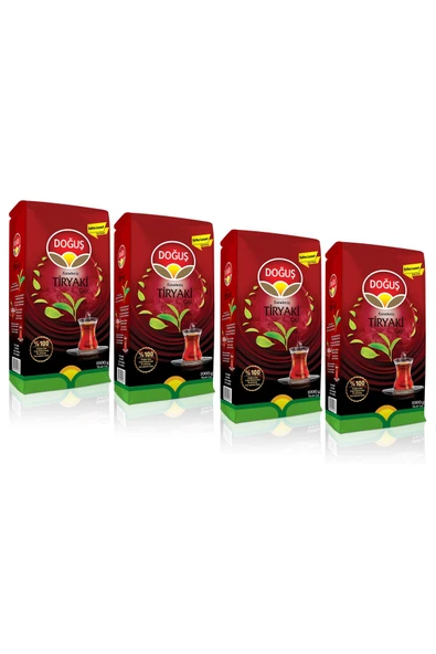 Doğuş Karadeniz Tiryaki Çay 1 kg (4 adet) ürün görseli 1