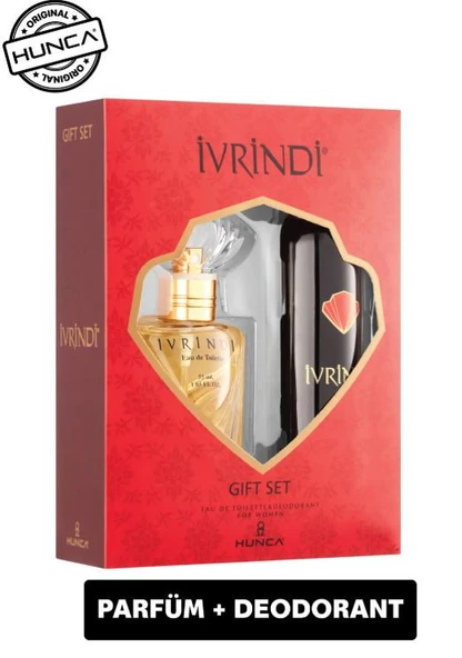 İvrindi Kadın Parfüm Seti ( Edt Parfüm 55 ml & Deodorant 150 ml ) ürün görseli 1