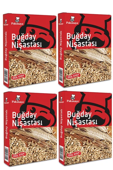 Pakmaya Buğday Nişastası 200 gr x 4 Adet ürün görseli 1