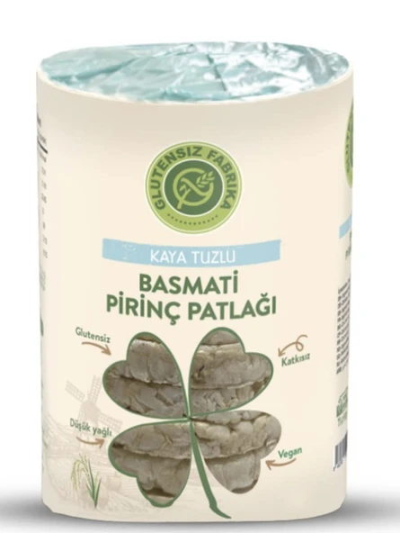 Glütensiz Fabrika Basmati Pirinç Patlağı 90 g (6 adet) ürün görseli 1