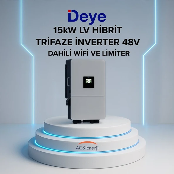 Lexron 15kw Hibrit Trifaze İnvertör Lv ürün görseli 1