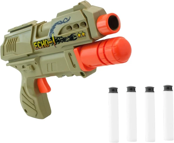 Silah Huntsman Alpha Echo-1 Pıstol ( Nerf Silahı ) Pompalı - Resim 5