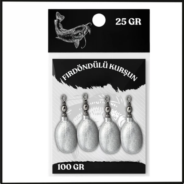 Uyguna-Yakala 25gr (100gr) Fırdöndülü Kurşun -SUN.166 ürün görseli 1