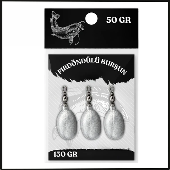 Uyguna-Yakala 50gr (150gr) Fırdöndülü Kurşun -SUN.168 ürün görseli 1