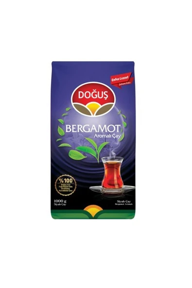 Doğuş Çay Bergamot Aromalı Siyah Çay 1 kg (4 adet) ürün görseli 1