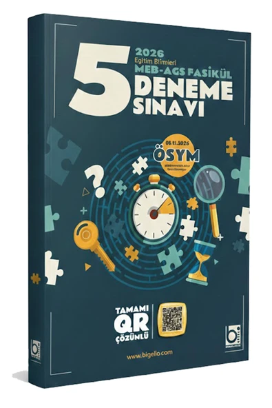 2026 MEB AGS Eğitim Bilimleri Tüm Dersler 5 Fasikül Deneme Sınavı ürün görseli 1