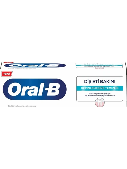 Oral B Diş Macunu Derinlemesine Temizlik 65 ml x 5 Adet Diş Eti Bakımı + Hediye Dynamic Diş Fırçası Orta ürün görseli 1