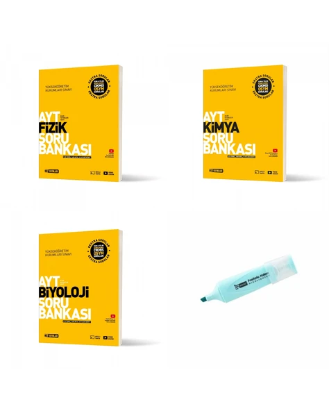 AYT Fizik Kimya Ve Biyoloji Soru Bankası ürün görseli 1