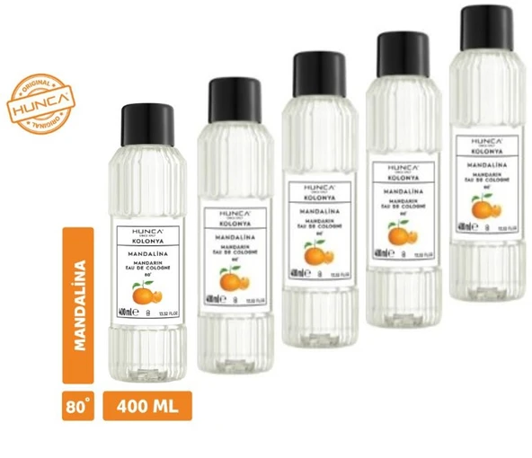 Mandalina Kolonyası 400 ml, Ferahlatıcı Koku, Kalıcı Etki 5 ADET ürün görseli 1