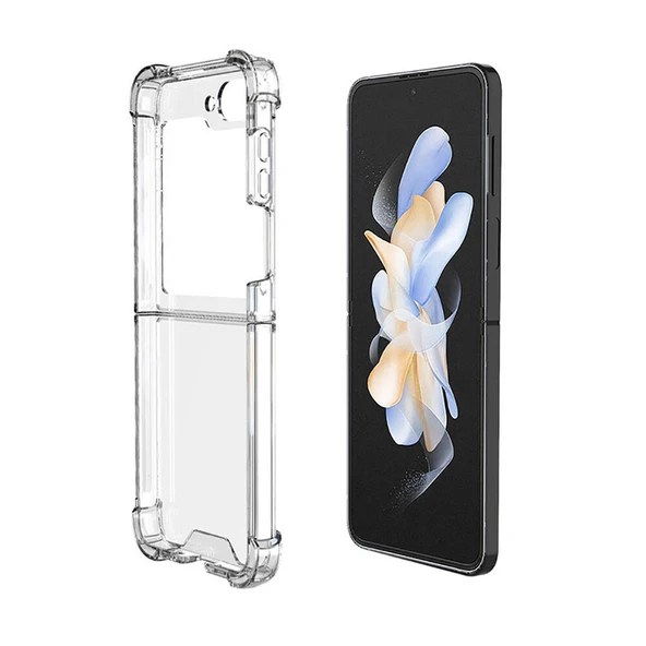 Galaxy Z Flip 6 Kılıf Köşeleri Airbagli Anti Shock Silikon ürün görseli 1