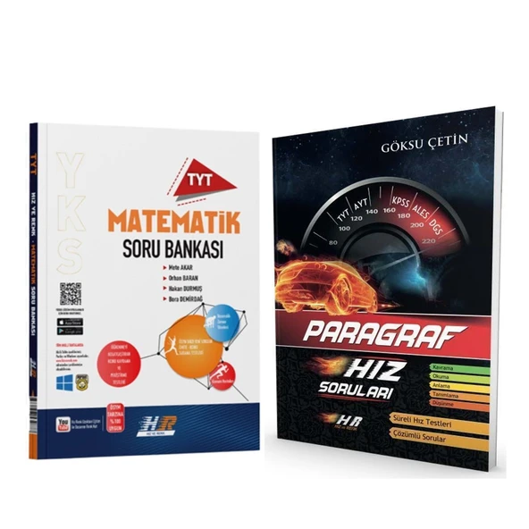 Hız ve Renk Matematik ile Paragraf Soru Bankası Seti 2 Kitap ürün görseli 1
