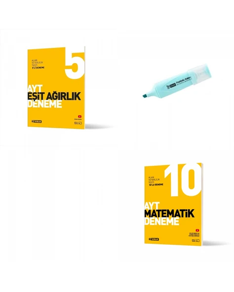 AYT Eşit Ağırlık Ve Matematik Deneme ürün görseli 1