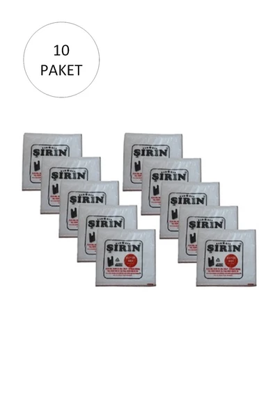 Beyaz Kalın Atlet Poşet Büyük Boy 30x57 Cm 1 Kg 10 Paket (Takriben 450 Adet) ürün görseli 1