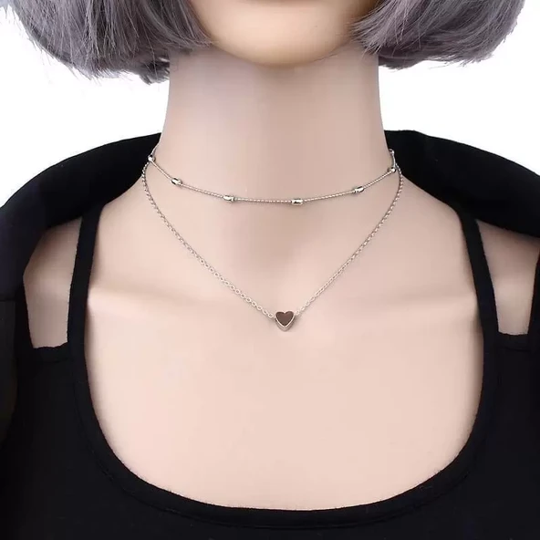 4'Lü Çelik Bijuteri Set -  SNJ-SET4007 - Resim 3