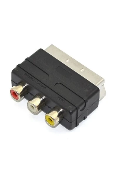 Scart to rca scart tos av çevirici in out ürün görseli 1