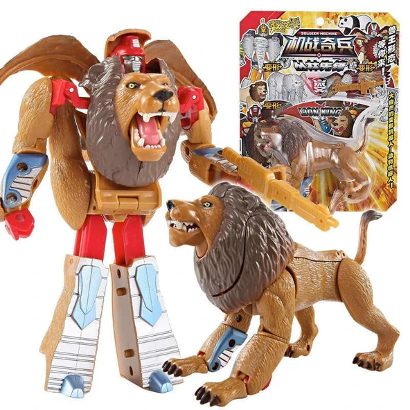 Robota Dönüşen Aslan Oyuncak - Resim 2