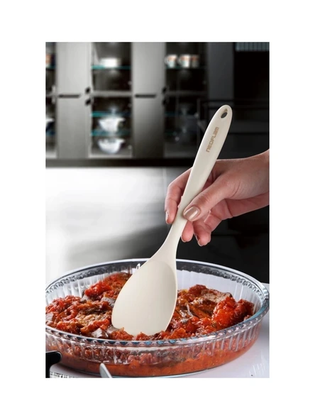 Si̇li̇kon Bej Deri̇n Spatula ürün görseli 1