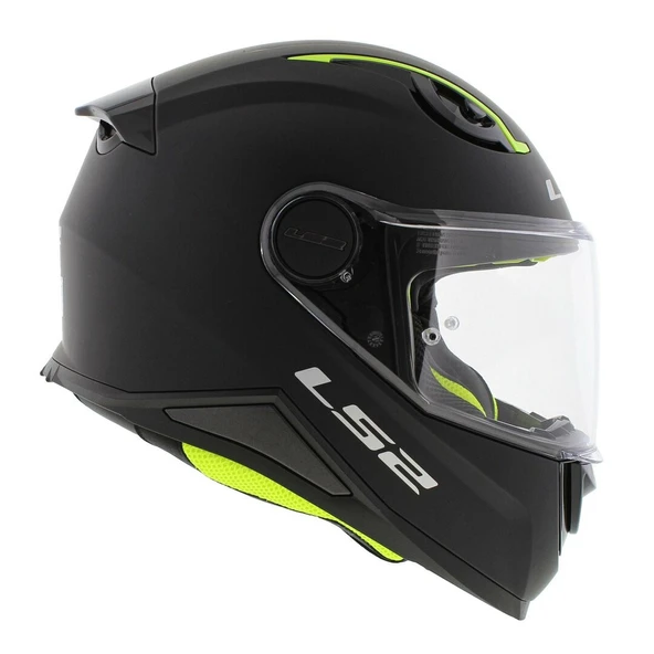 LS2 FF812 Kid Çocuk Kapalı Motosiklet Kaskı Mat Siyah ürün görseli 1