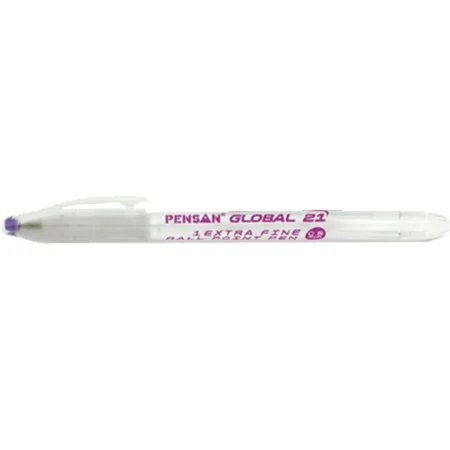 Pensan Tükenmez Kalem Global 0.5 MM Eflatun 2221 12 li (1 Paket 12 Adet) PE02221TKVI ürün görseli 1