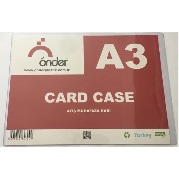 Önder Tabela Poşeti (Afiş Muhafaza Kabı) Asetat A3 (10 Lu Paket) ürün görseli 1