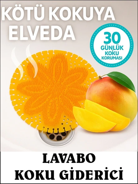 Lavabo Koku Giderici Mango Kokulu Süzgeç Evye Koku Önleyici Çok Amaçlı Banyo Duş Çöp Kovası Uyumlu ürün görseli 1