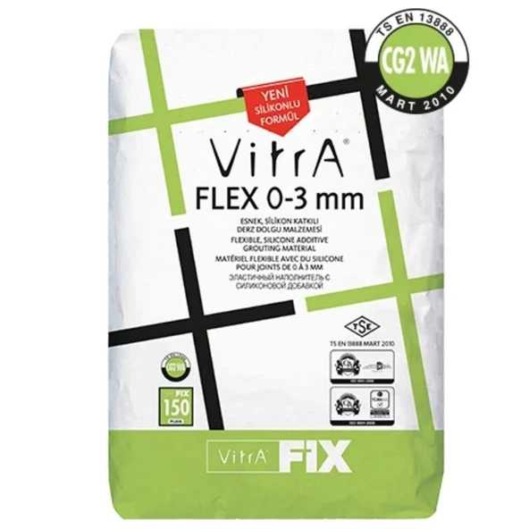 VitrAFix Antrasit Flex 0-3 mm CG2 WA 5 kg Derz Dolgu F24301805 ürün görseli 1