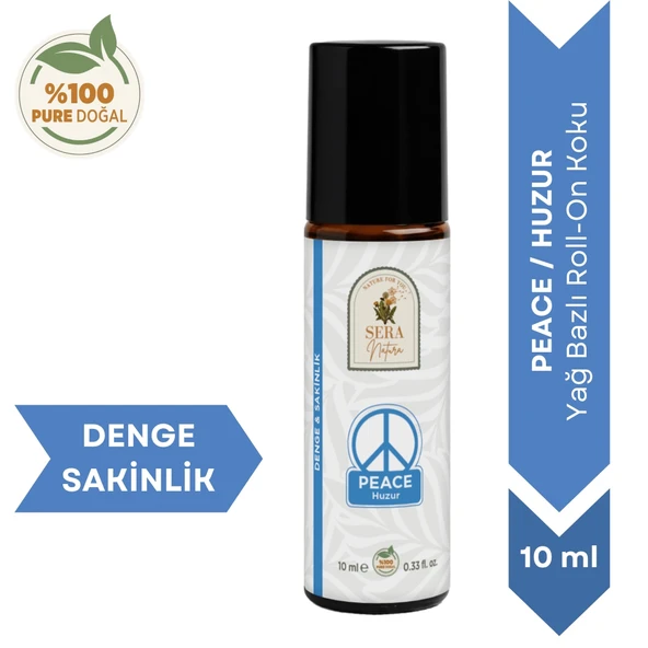 Peace Huzur Yağ Bazlı Roll-On Koku 10 ml ürün görseli 1