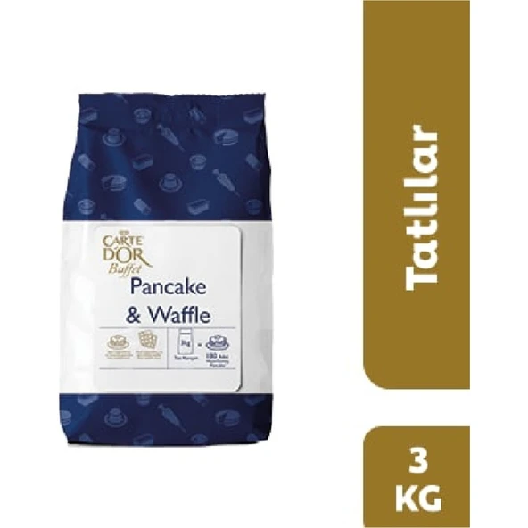 CarteD'or Pankek & Waffle - Tatlılar Için Karışım 3 kg ürün görseli 1