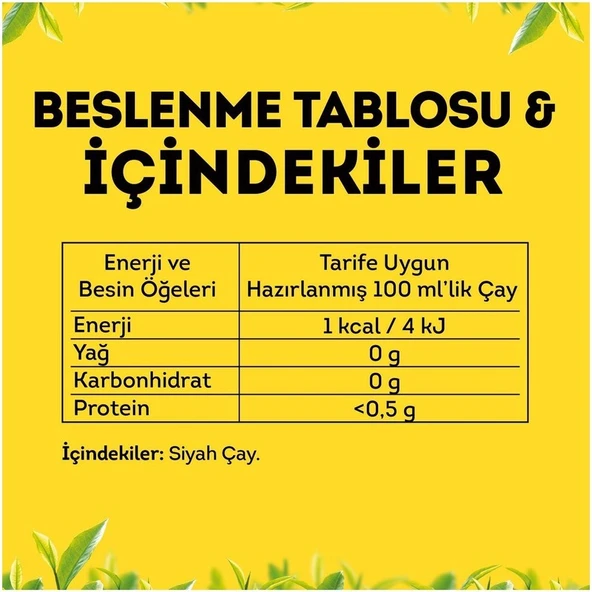 Lipton Yellow Label Çay 1 kg 9' lu - Resim 3