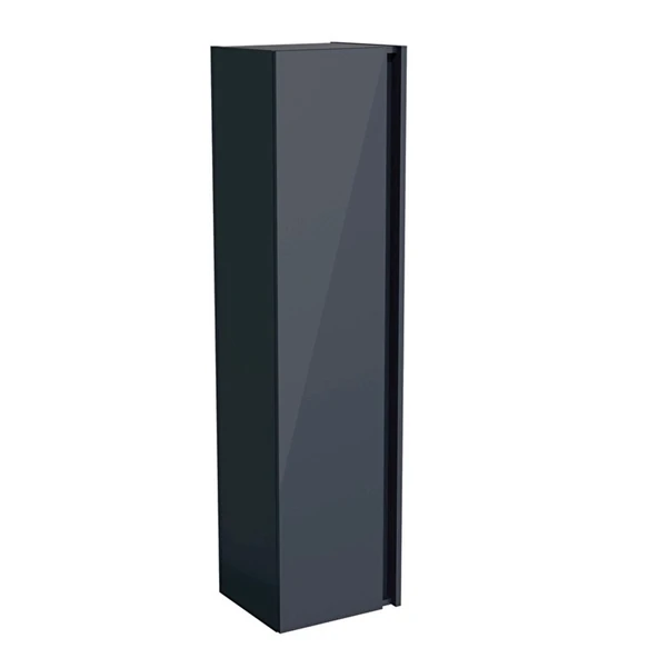VitrA Nuo Boy Dolabı 35 cm Kapaklı Parlak Antrasit 67699 ürün görseli 1