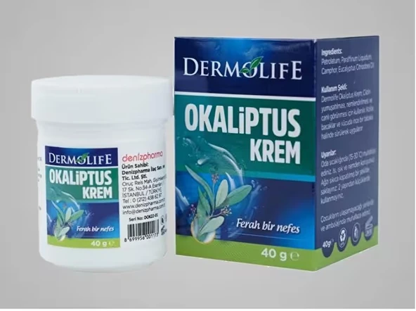DERMOLIFE OKALİPTUS KREM 40 GR ürün görseli 1