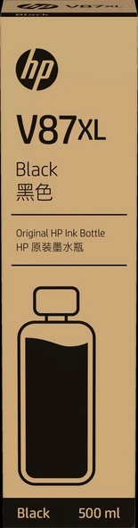 7FN98A HP V87XL 500-ml Siyah Mürekkep Dolum Şişesi ürün görseli 1