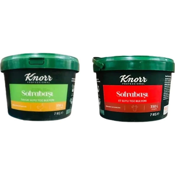 Knorr Bulyon toz Tavuk Bulyon & Et Bulyon 7 kg + 7kg ürün görseli 1