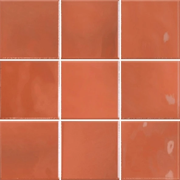 VitrA 10x10, Retromix, Fileli Fon, Terra Rossa K94993180001VTE0 (1m2) ürün görseli 1