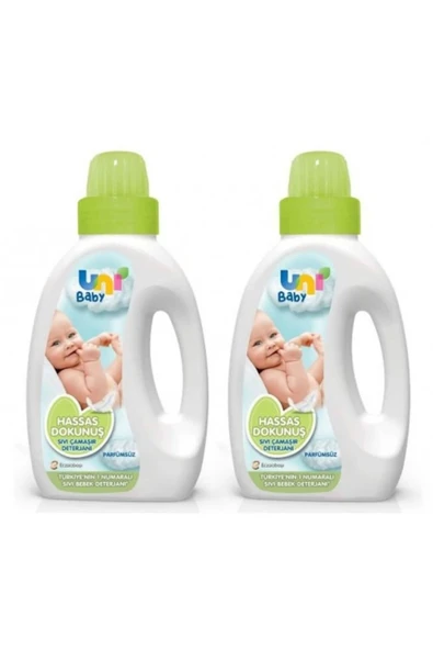 Uni Baby Hassas Bebek Çamaşır Deterjanı 1500 ml X 2 Adet ürün görseli 1