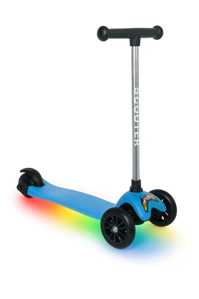 Tois ColorWase Led Işıklı 4 Kademe(50-65 cm) Ayarlanabilir 3 Tekerlekli Scooter ürün görseli 1