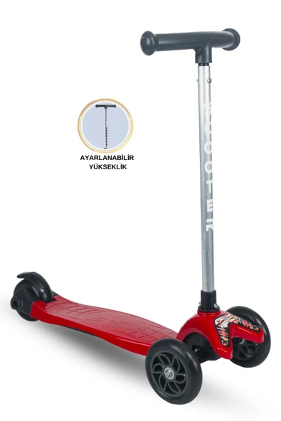 Tois Joy 3 Tekerlekli Yükseklik Ayarlı Scooter ürün görseli 1