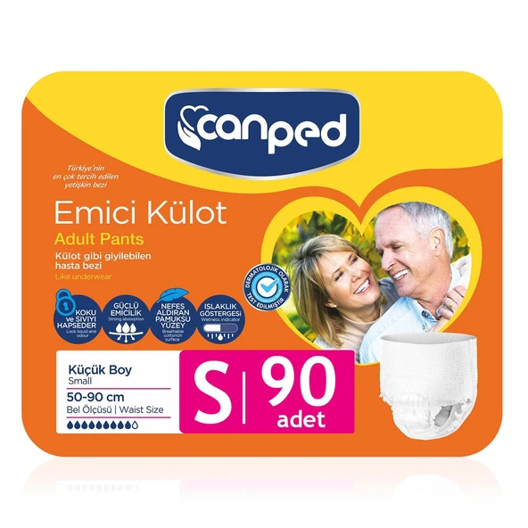 Canped Emici Külot S-Small Beden 90 Adet ürün görseli 1