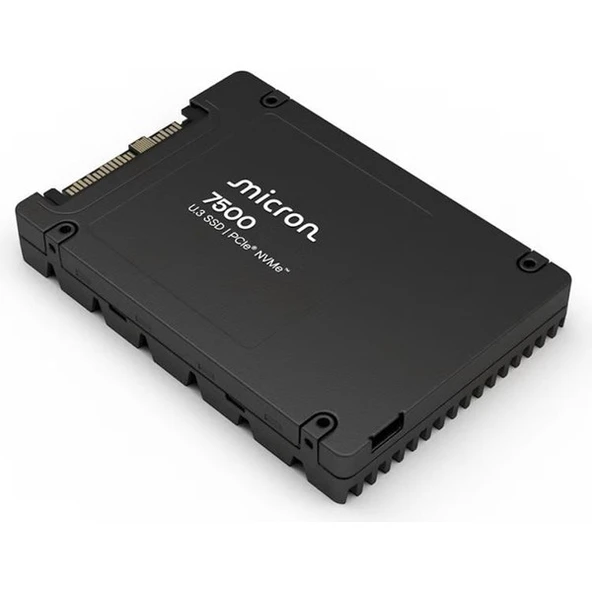 MİCRON 7500 Pro 1.92TB PCIe Gen4 x4 NVMe U.3 15mm 2.5" Server Sunucu SSD MTFDKCC1T9TGP-1BK1JABAW ürün görseli 1