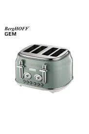 Berghoff Gem Retro Mint Yeşil Dört Dilim Ekmek Kızartma Makinesi ürün görseli 1