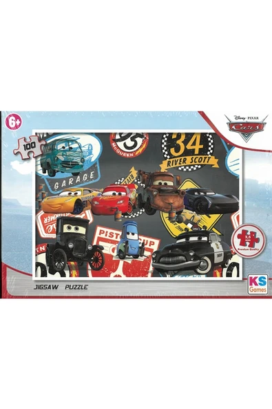Ks Games Cr714 Cars 48x34cm Kutulu Yapboz/puzzle 200 Parça ürün görseli 1