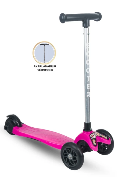 Tois Joy 3 Tekerlekli Yükseklik Ayarlı Scooter ürün görseli 1